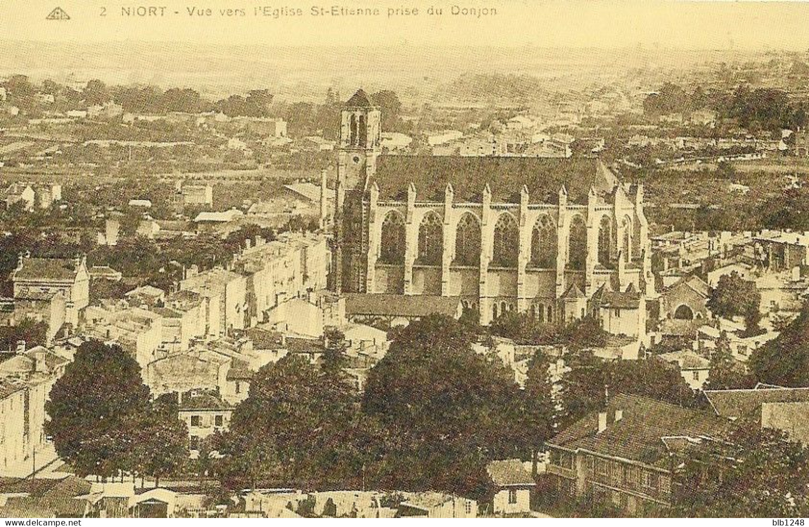 [79] Deux-Sèvres > Niort Vue Vers L' Eglise St Etienne Prise Du Donjon - Niort