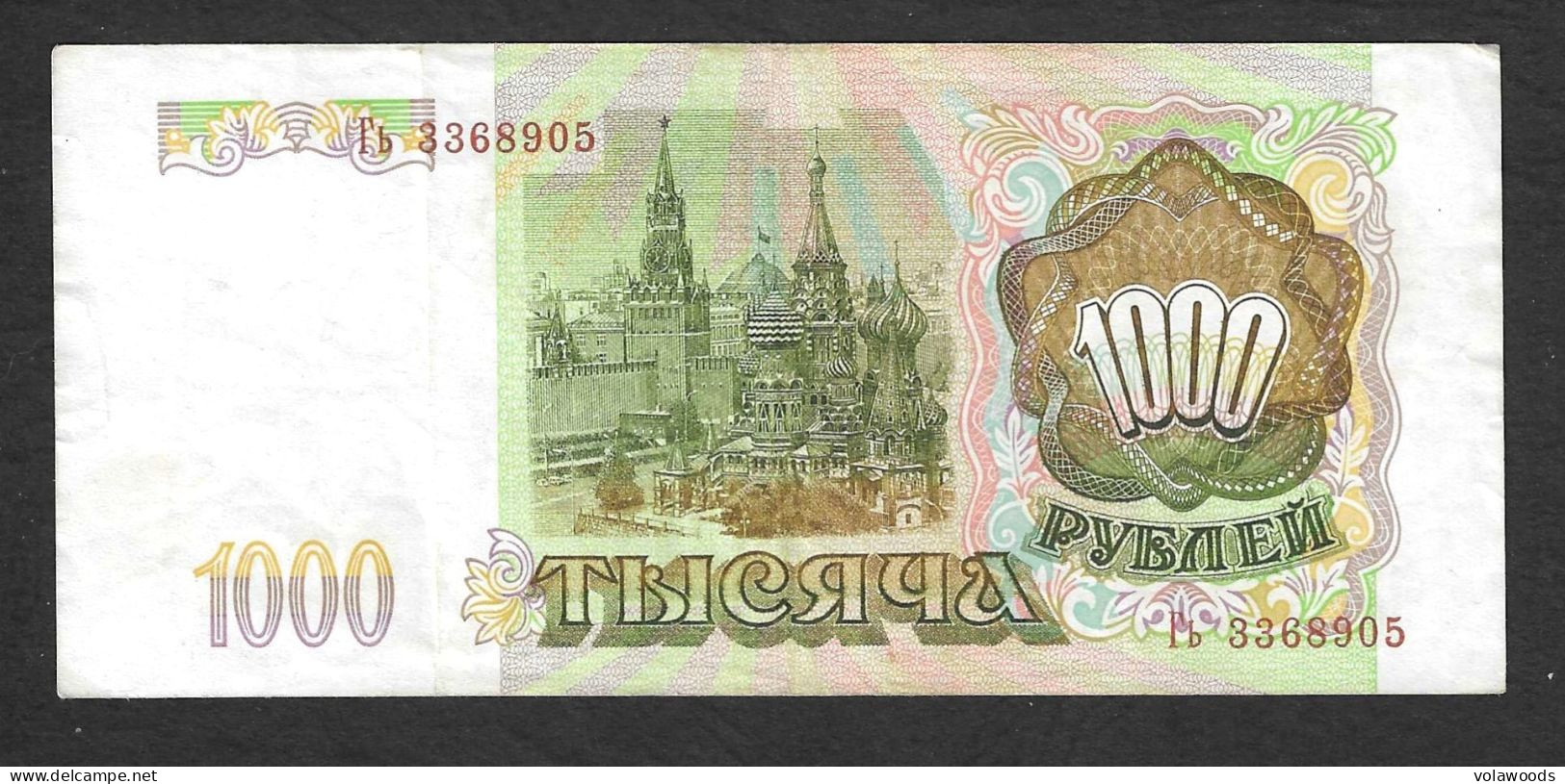 Russia - Banconota Circolata Da 1000 Rubli P-257 - 1993 #19 - Russland