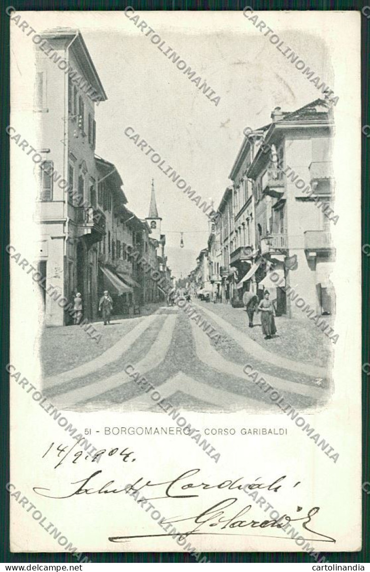 Novara Borgomanero Cartolina QQ5205 - Novara