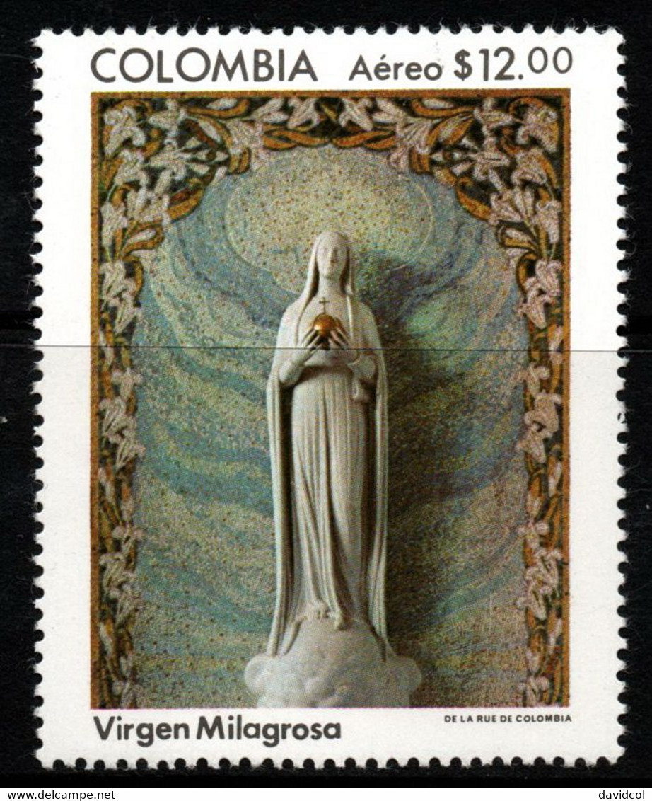 08- KOLUMBIEN - 1980- MI#:1448-MNH- MIRACOLOUS VIRGIN - Colombia