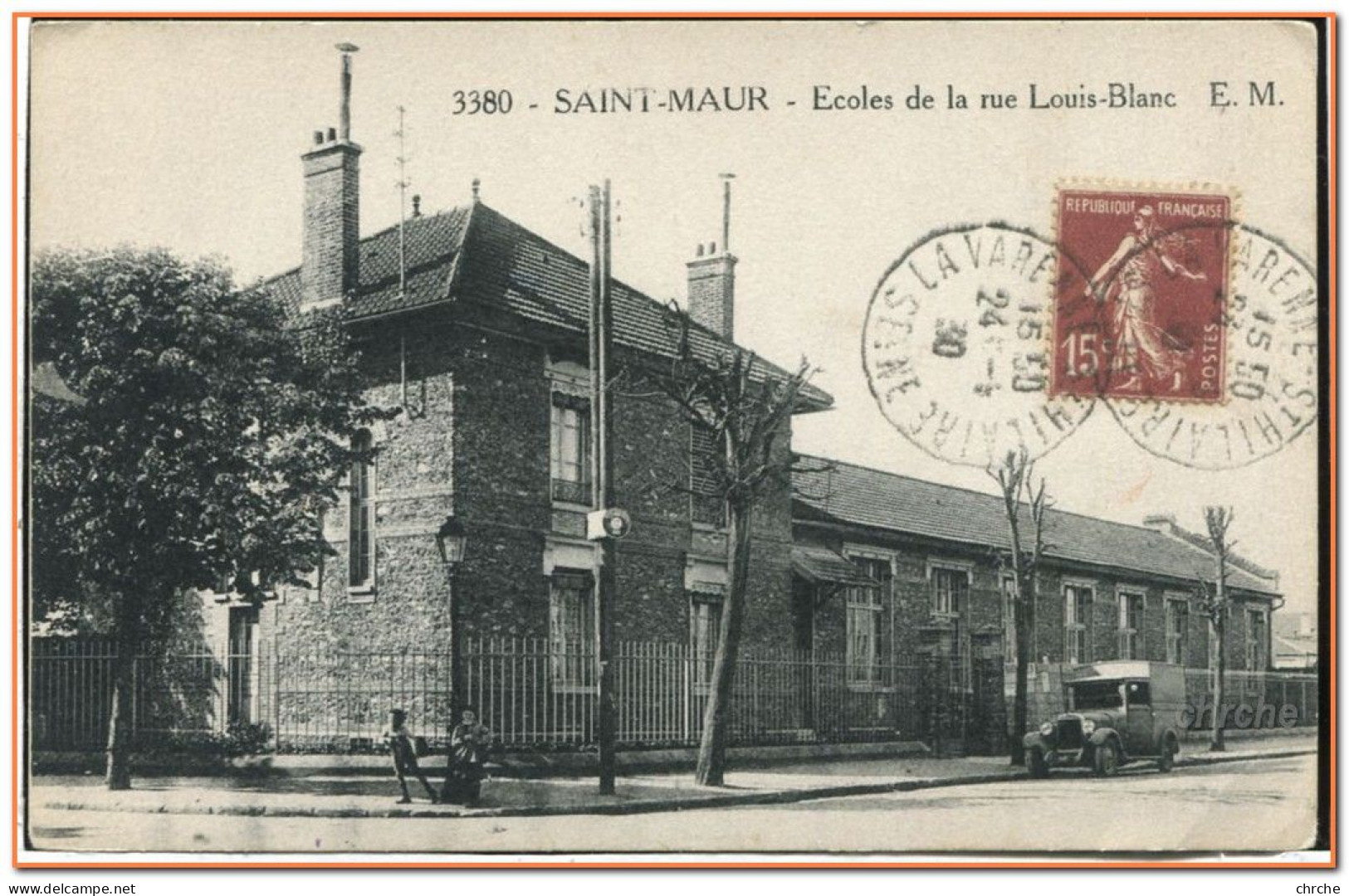 94 - SAINT MAUR - Ecoles De La Rue Louis Blanc   *** PLAN RARE *** - Saint Maur Des Fosses