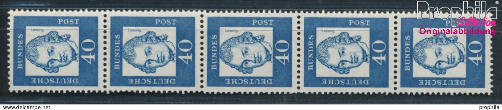 BRD 355y R Fünferstreifen Postfrisch 1961 Bedeutende Deutsche (10348206 - Neufs