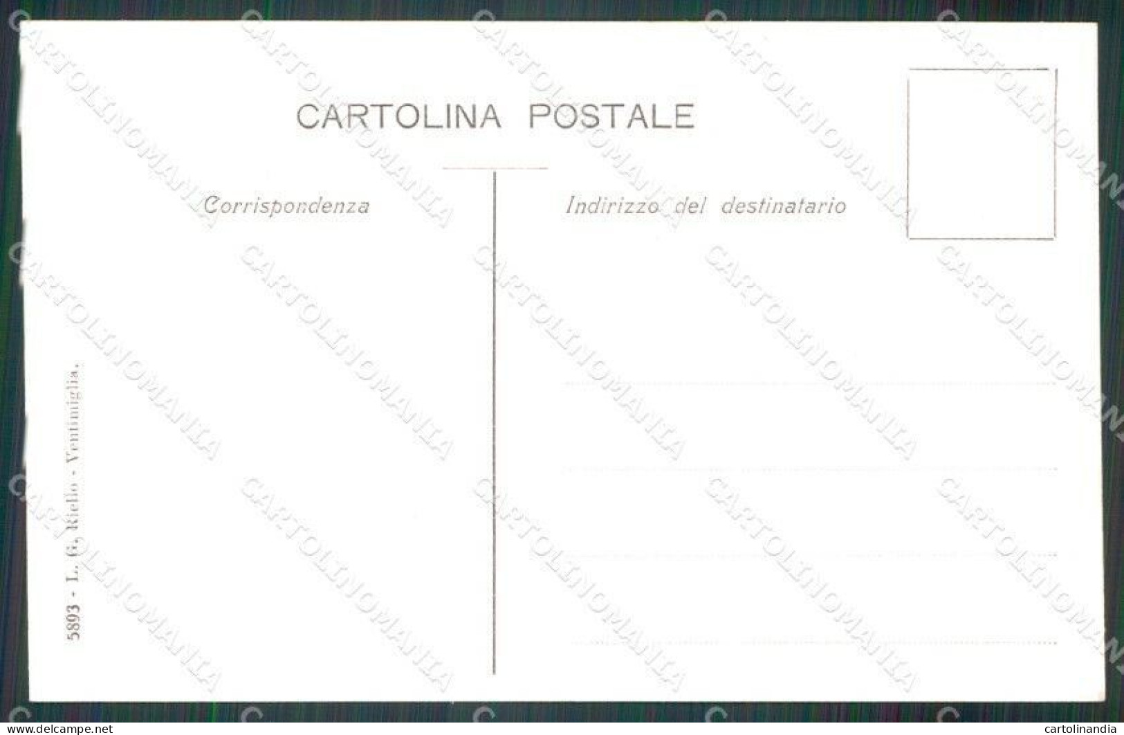 Imperia Ventimiglia Corso Principe Amedeo Cartolina MT3628 - Imperia