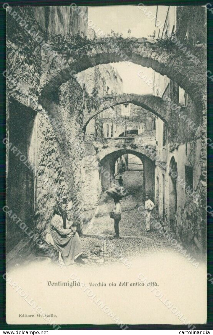 Imperia Ventimiglia Città Antica Cartolina MT3711 - Imperia