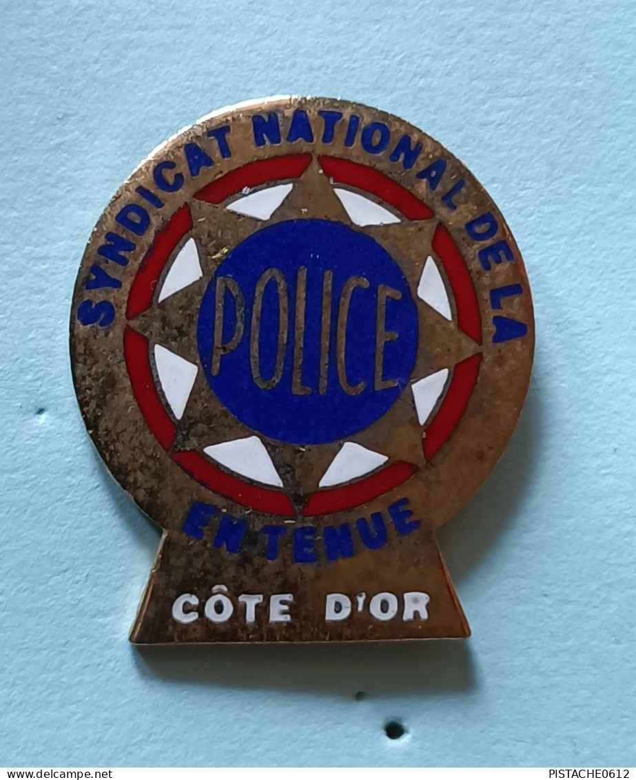 Pin's Syndicat National De La Police En Tenue Côte D'Or - Police
