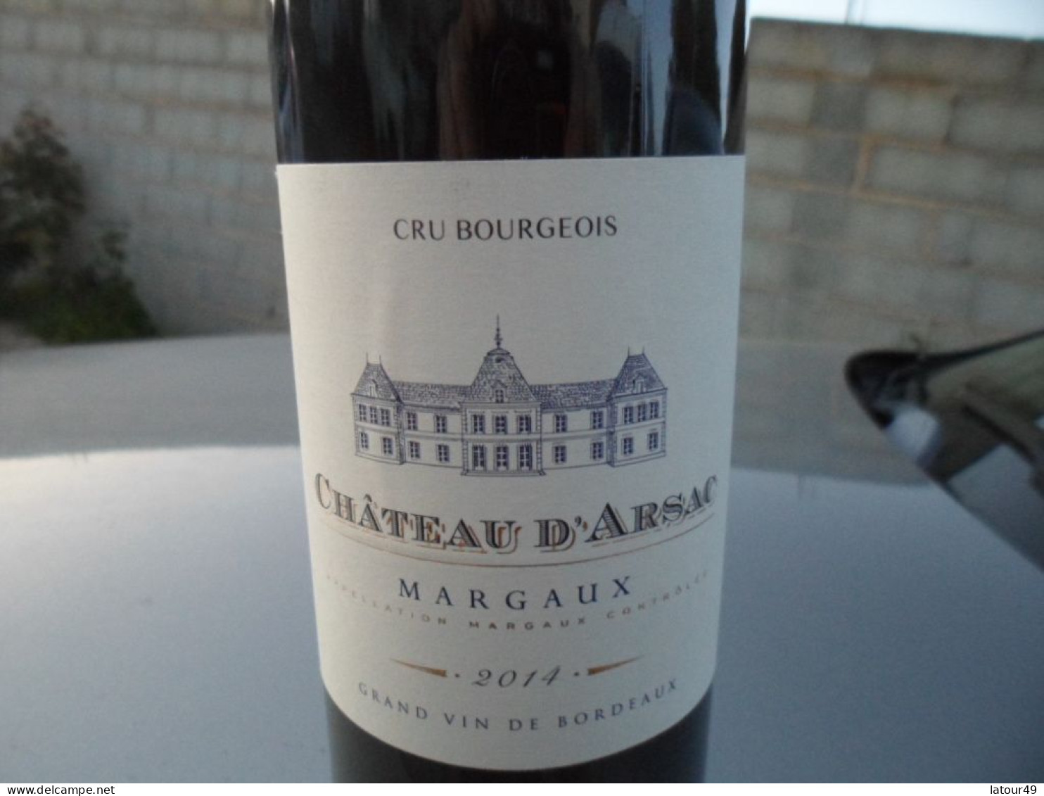 1 Bouteille Vin Rouge  Chateau D Arsac 2014  Possibilite De Plusieurs Bouteille - Spirituosen