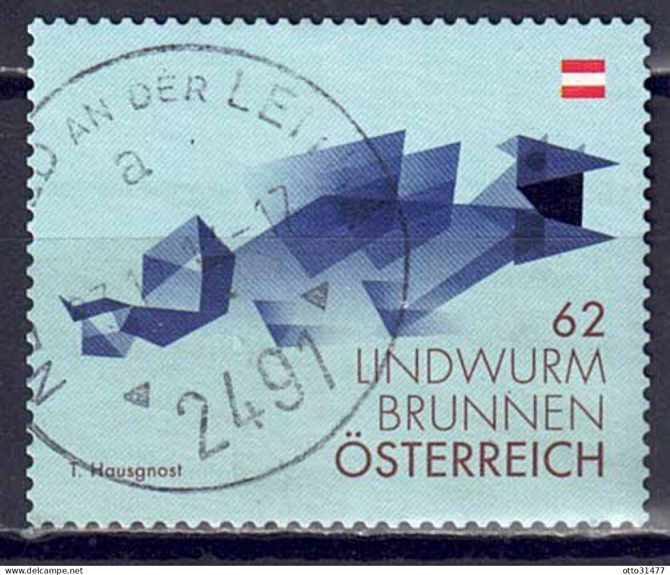 Österreich 2013 - Lindwurmbrunnen, MiNr. 3090 X A, Gestempelt / Used - Gebraucht