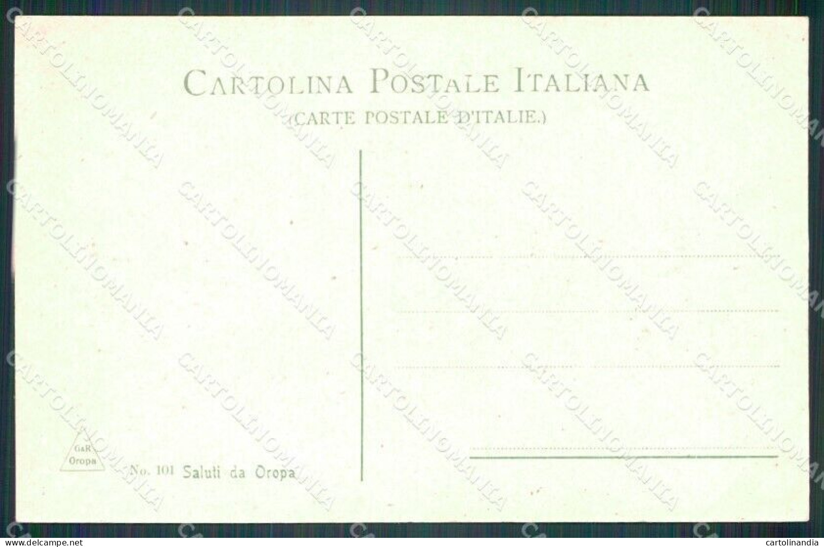 Biella Oropa ABRASA Cartolina MT1073 - Biella