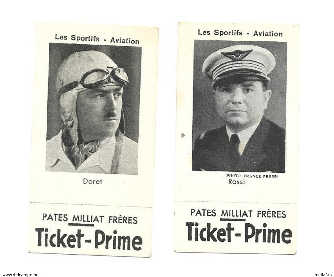 KB331 - IMAGE PATES MILLIAT - AVIATION - MAURICE ROSSI - MARCEL DORET - Autres & Non Classés