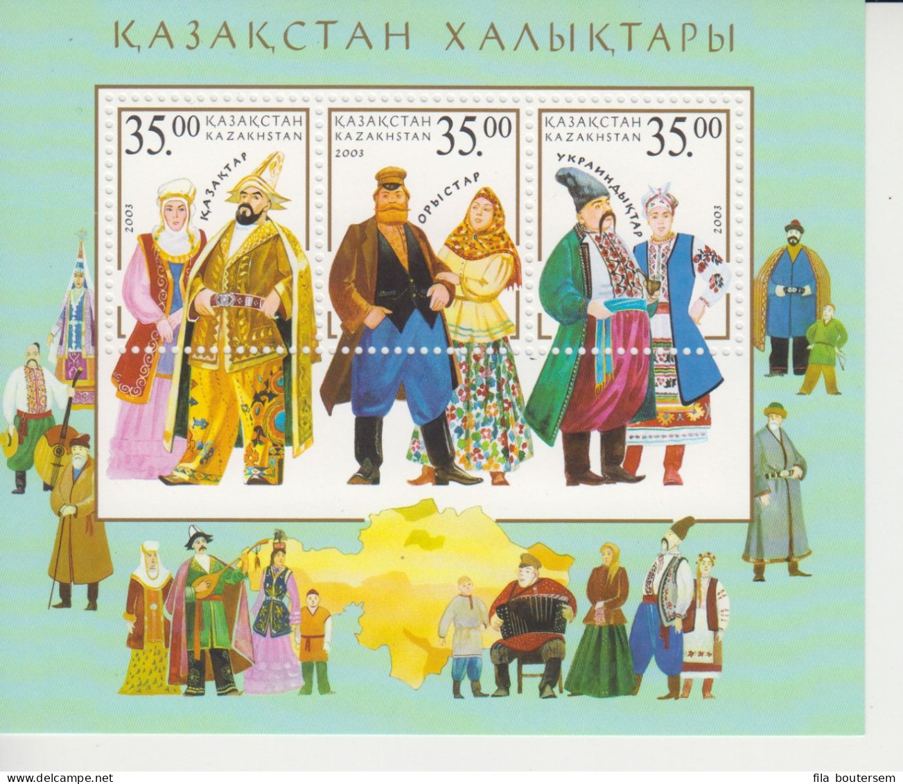 KAZAKHSTAN : 29-04-2003  Costumes - Kazajstán