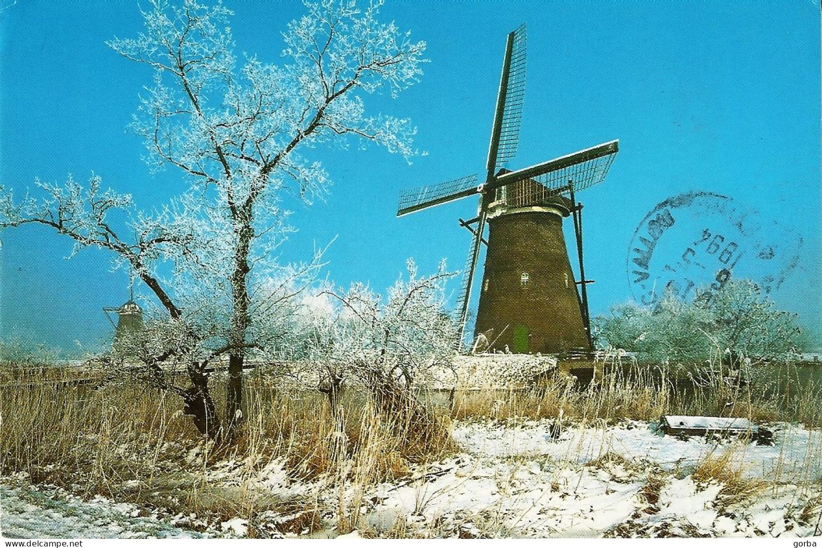 *CPM - PAYS BAS - KINDERDIJK - Moulin à Vent - Kinderdijk