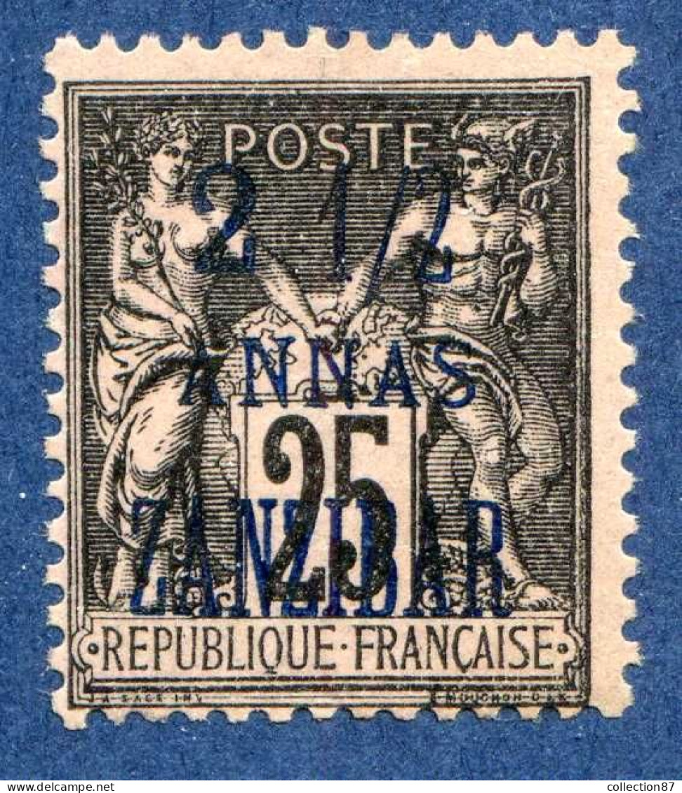 REF 086 > ZANZIBAR < N° 24 * < Neuf Ch - MH * - Unused Stamps