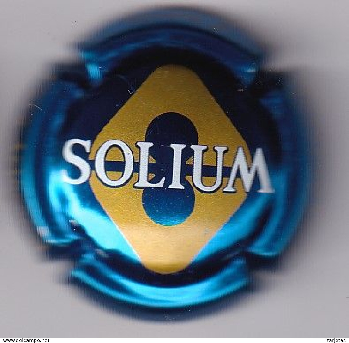 PLACA DE CAVA SOLIUM COLOR AZUL  (CAPSULE) - Sparkling Wine