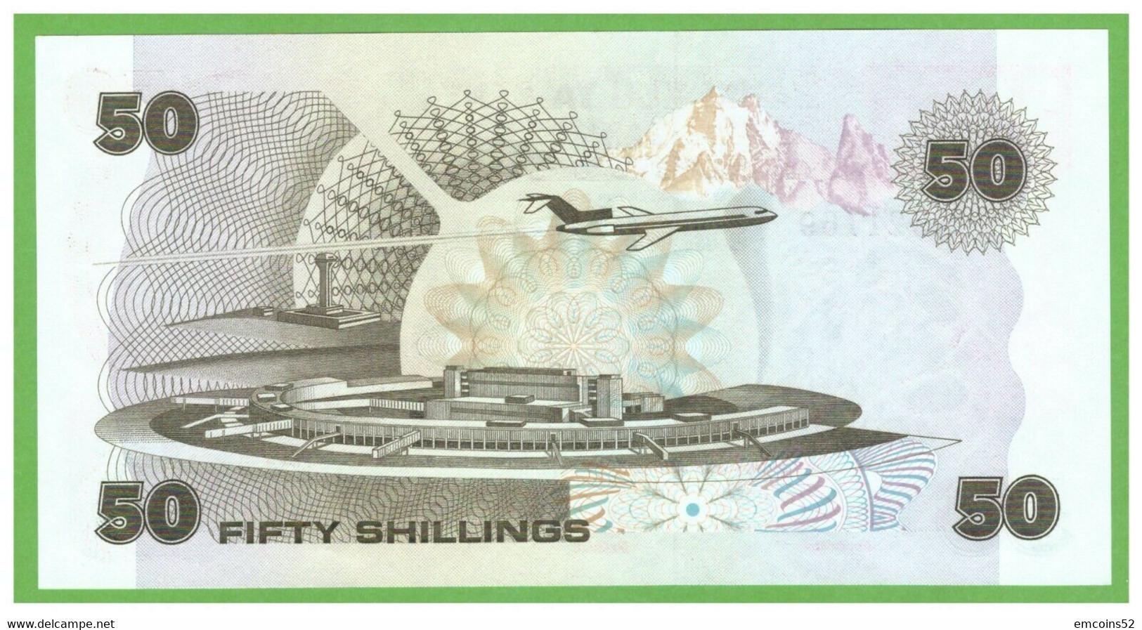 KENYA 50  SHILLINGS 1987  P-22d  UNC - Kenya