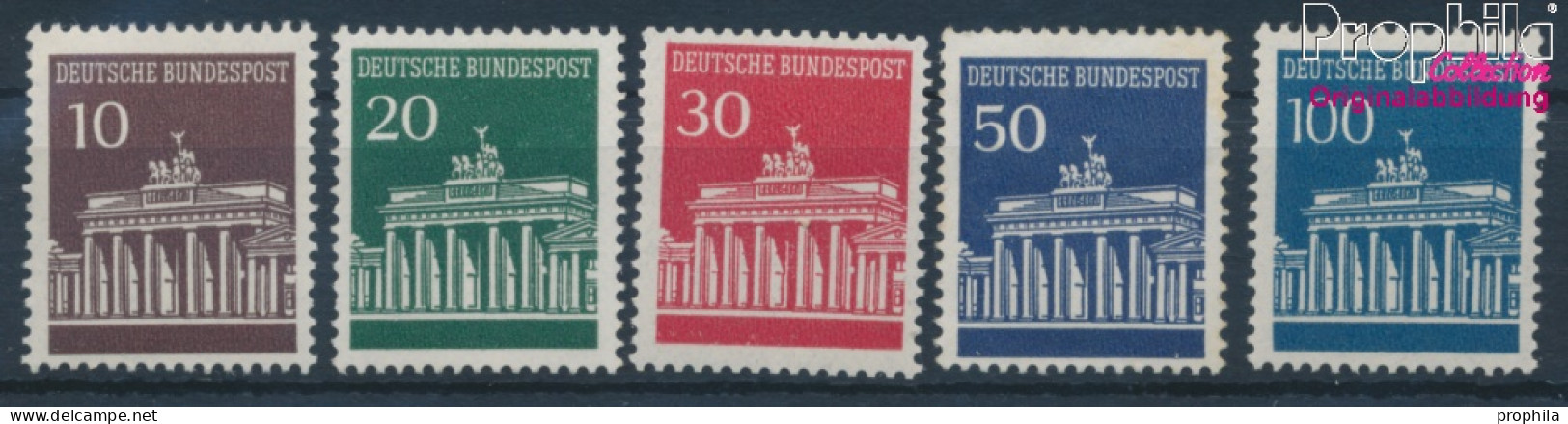 BRD 506R-510R Mit Zählnummer (kompl.Ausg.) Postfrisch 1966 Brandenburger Tor (10342976 - Nuovi