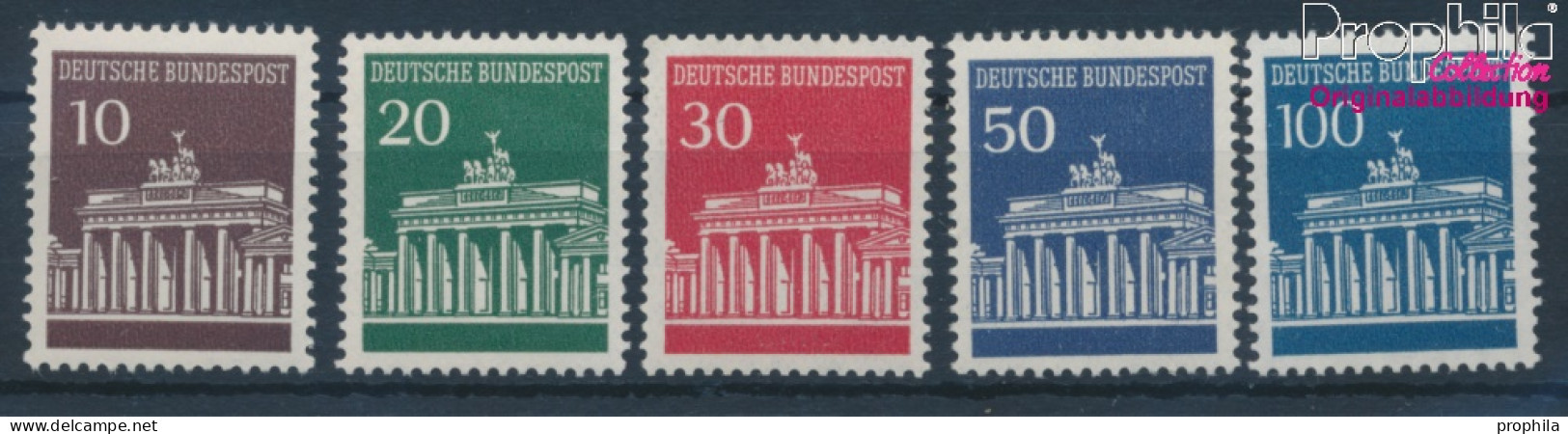 BRD 506R-510R Mit Zählnummer (kompl.Ausg.) Postfrisch 1966 Brandenburger Tor (10342980 - Nuovi