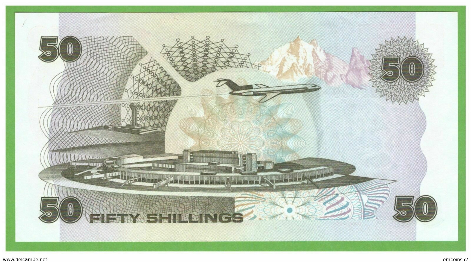 KENYA 50  SHILLINGS 1986  P-22c  UNC - Kenya