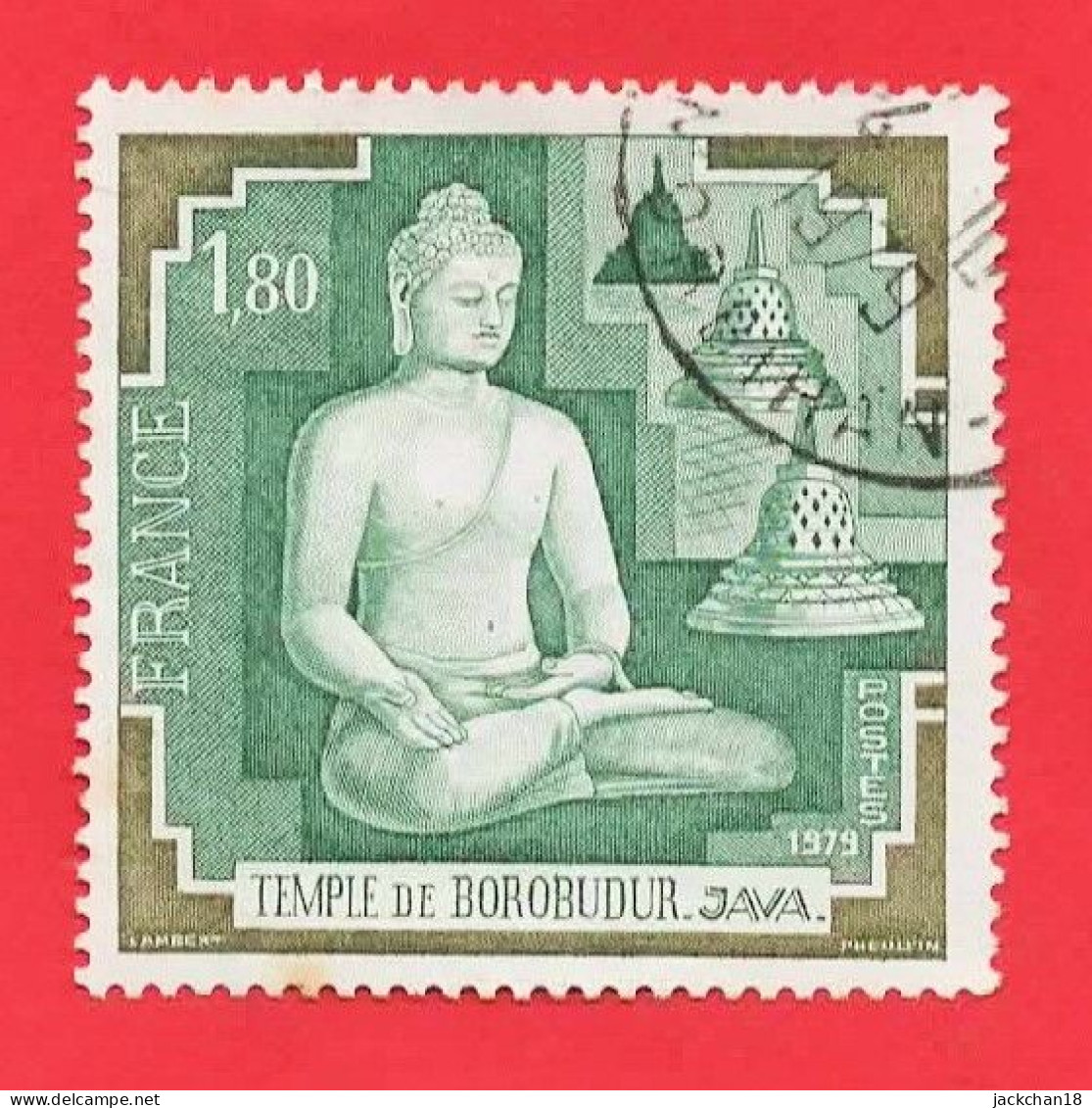 -- FRANCE / N° 2036 Y&T / Temple De Borobudur à Java -- - Used Stamps