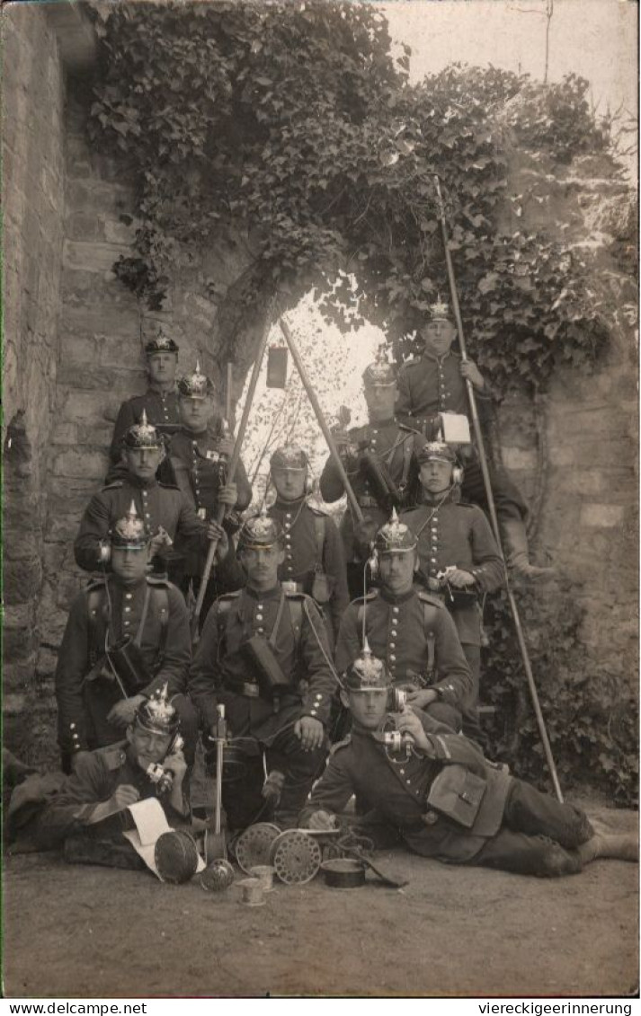 ! 1912 Soldatenfoto, Photo, Rastatt, Militär, Uniform - Uniformes