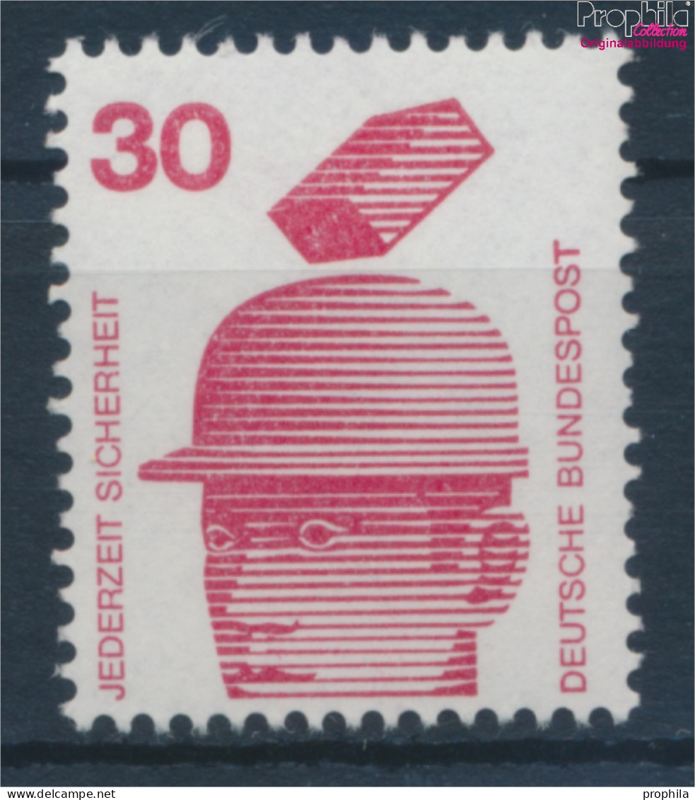 BRD 698A Rb Mit Roter Zählnummer Postfrisch 1971 Unfallverhütung (10342944 - Nuovi