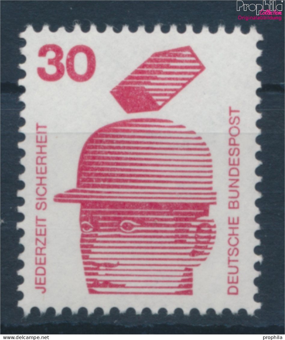 BRD 698A Rb Mit Roter Zählnummer Postfrisch 1971 Unfallverhütung (10342945 - Nuovi
