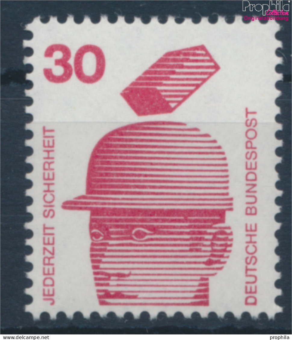 BRD 698A Rb Mit Roter Zählnummer Postfrisch 1971 Unfallverhütung (10342947 - Nuovi