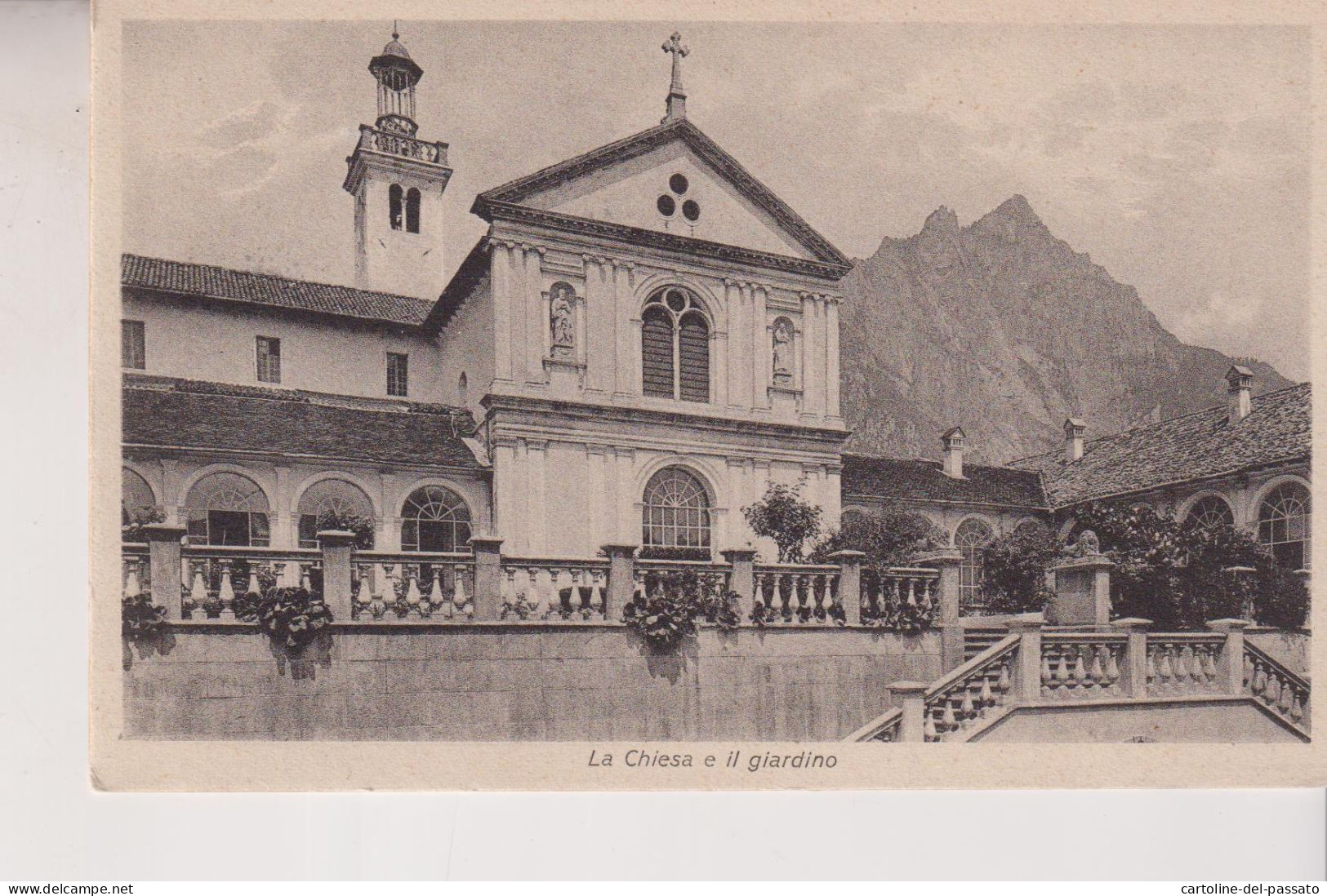 CERTOSA DI VEDANA MAS  BELLUNO LA CHIESA E IL GIARDINO   NO VG - Belluno