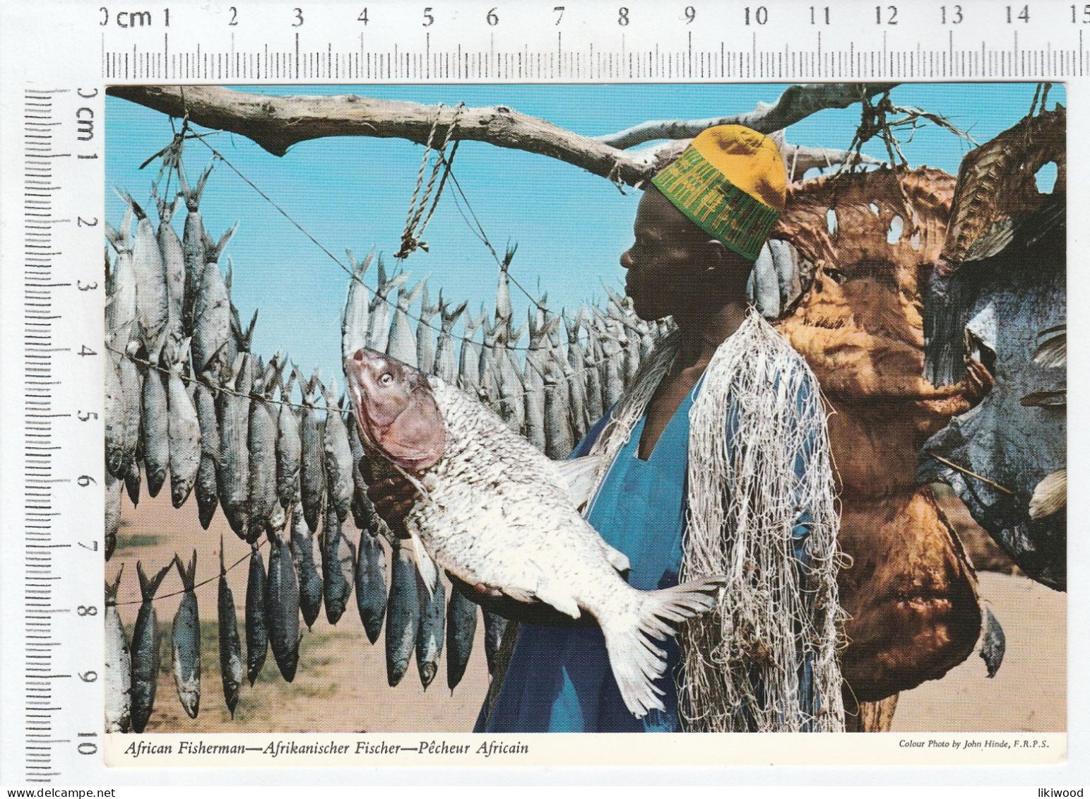 African Fisherman, Afrikanischer Fischer, Pecher Africain  - John Hinde - Zonder Classificatie