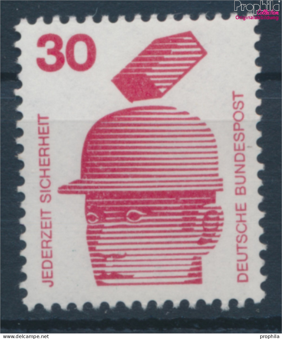 BRD 698A Rc Mit Grüner Zählnummer Postfrisch 1971 Unfallverhütung (10342925 - Ungebraucht