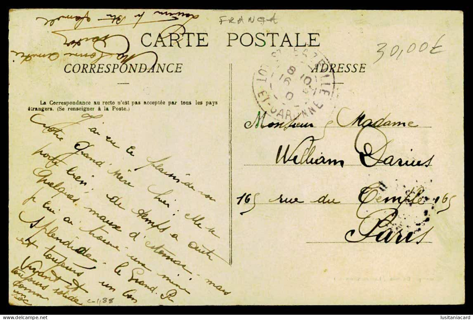 FRANCE - GIRONDE - LAMOTHE-LANDERRON - La Gare. ( Ed. Bromotypie Gautreau Nº 861) Carte Postale - Bahnhöfe Mit Zügen