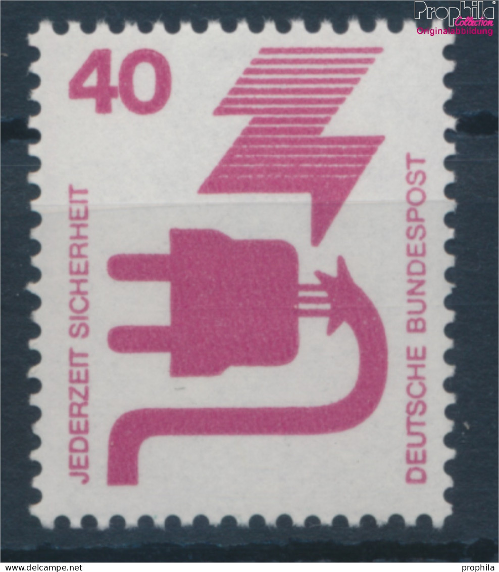 BRD 699A Rc Mit Grüner Zählnummer Postfrisch 1971 Unfallverhütung (10357791 - Ungebraucht