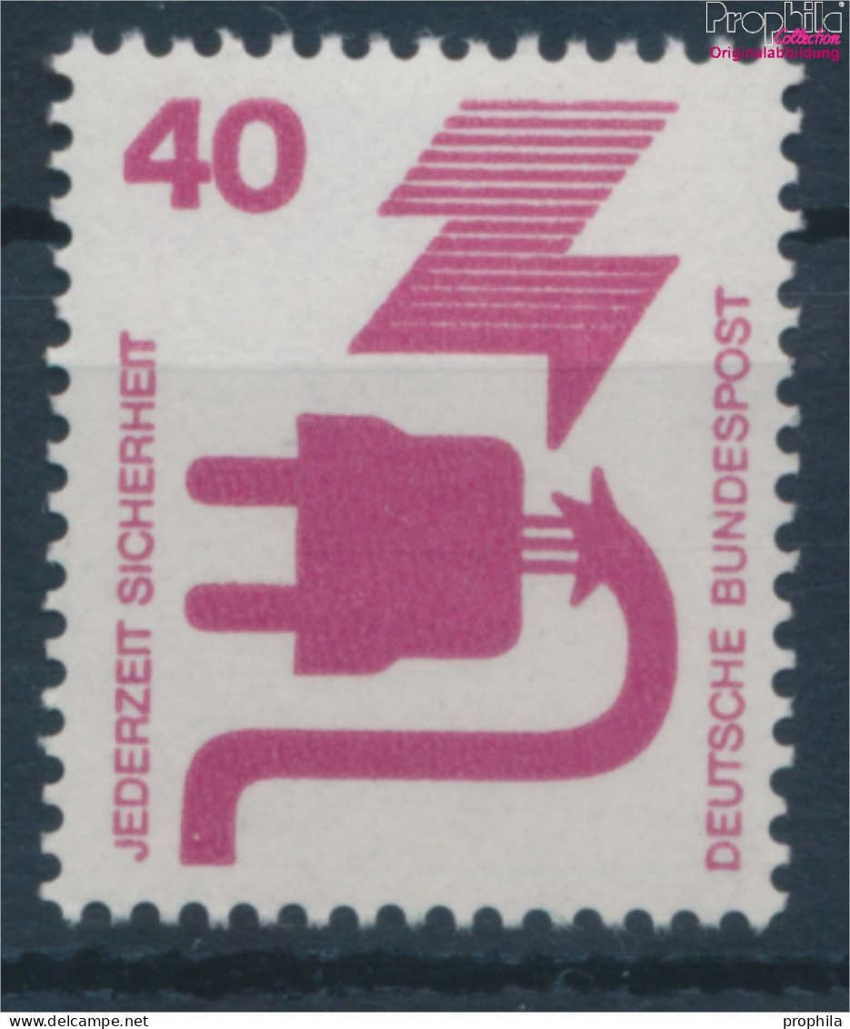 BRD 699A Rc Mit Grüner Zählnummer Postfrisch 1971 Unfallverhütung (10357792 - Ungebraucht