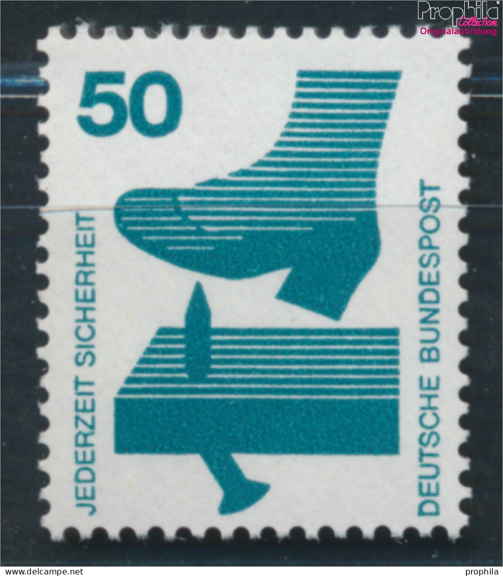 BRD 700A Rc Mit Grüner Zählnummer Postfrisch 1973 Unfallverhütung (10348145 - Ungebraucht
