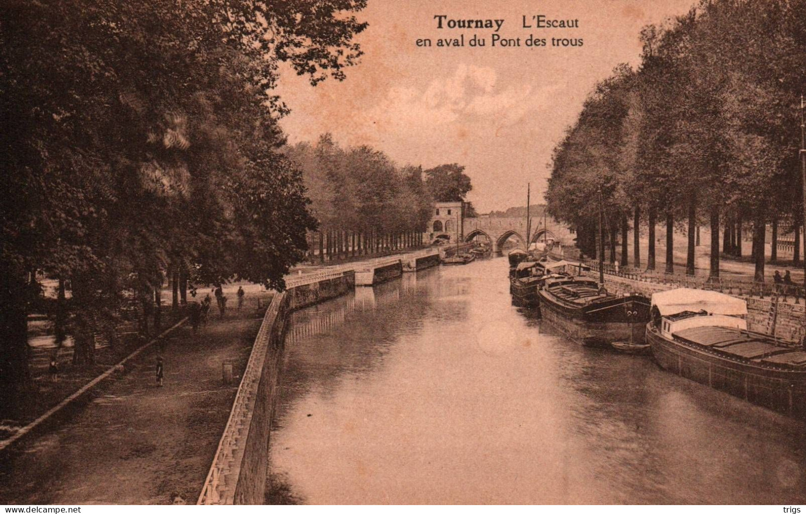 Tournay - L'Escaut En Aval Du Pont Des Trous - Tournai