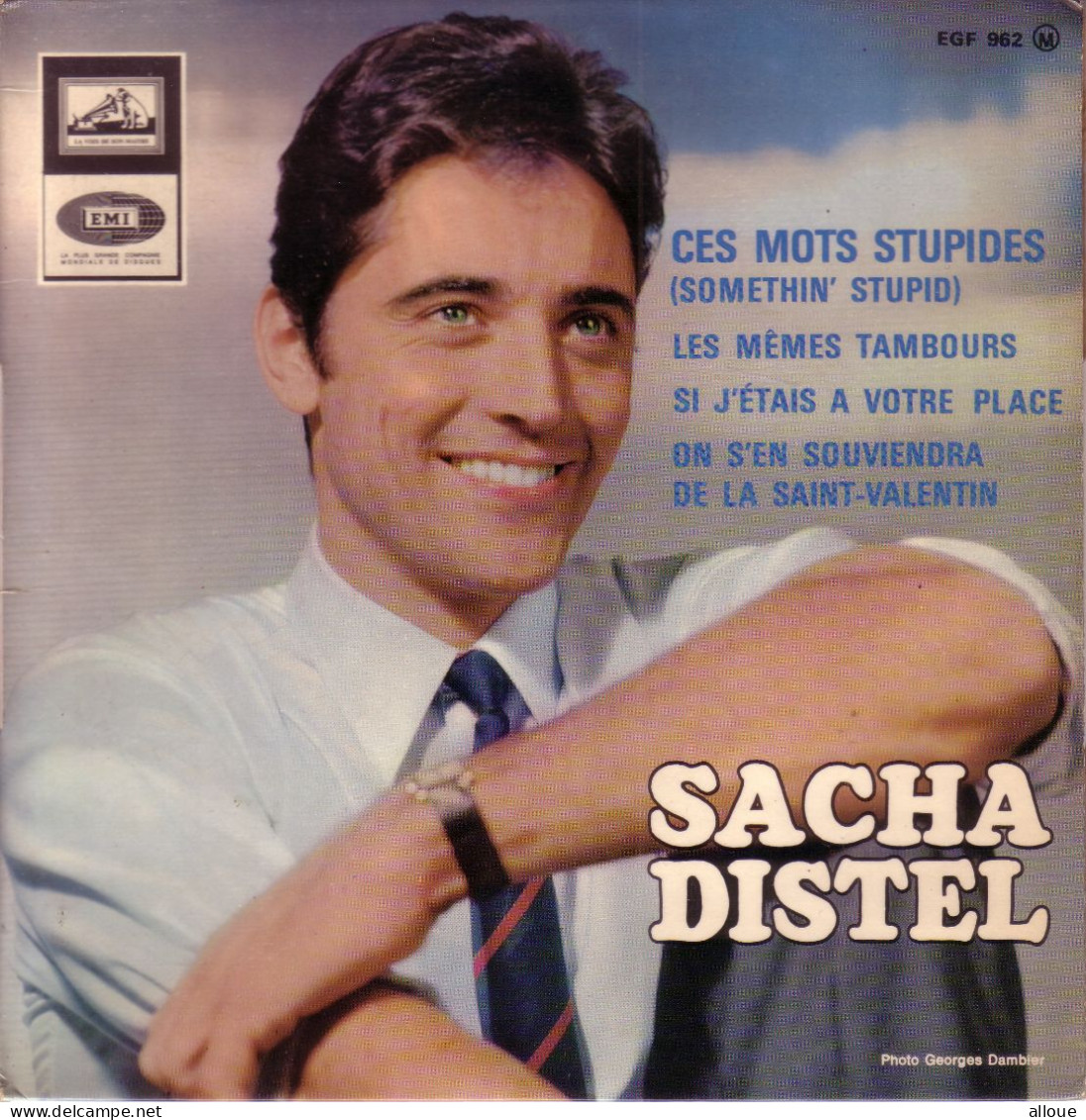 SACHA DISTEL & JOANNA SHIMKUS -FR EP - CES MOTS STUPIDES (SOMETHIN' STUPID) + 3 - Autres - Musique Française