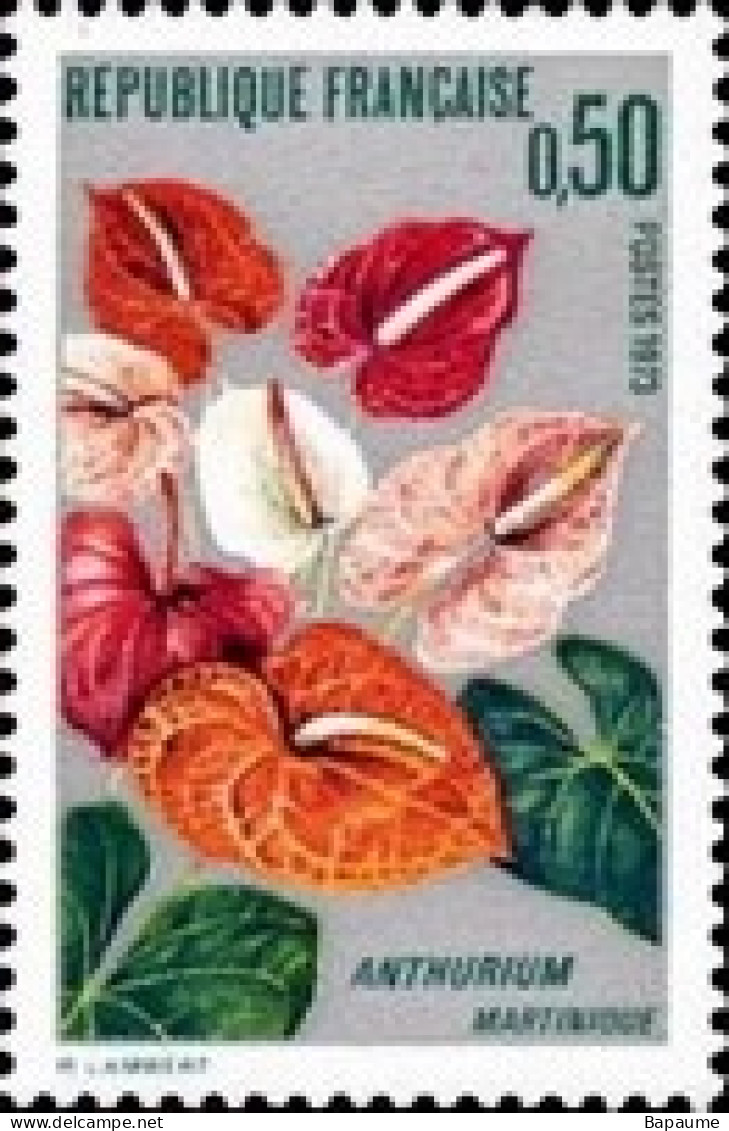 France - Yvert & Tellier N°1738 - Série Touristique L'anthurium De La Martinique - Neuf** NMH Cote Catalogue 0,50€ - Unused Stamps