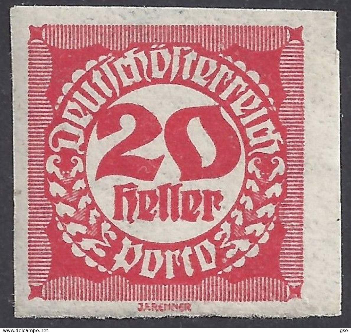 AUSTRIA 1920 - Unificato T96** - Tasse | - Impuestos