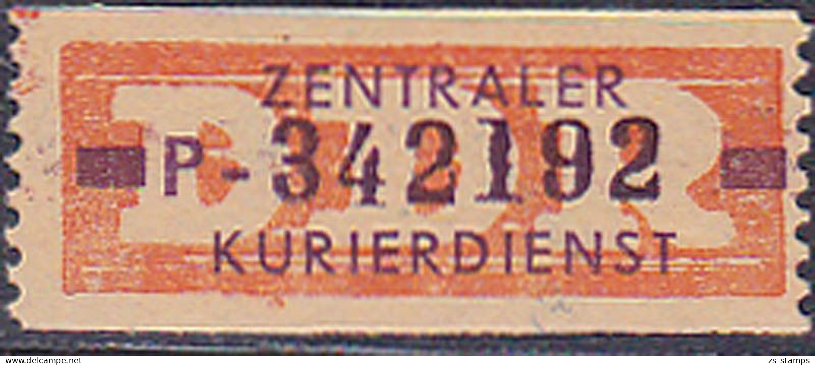 ZKD Billetstreifen 22P ** Original - Ungebraucht