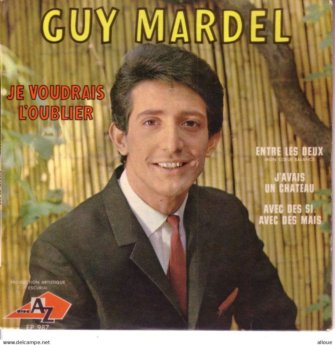 GUY MARDEL  FR EP - JE VOUDRAIS L'OUBLIER + 3 - Sonstige - Franz. Chansons