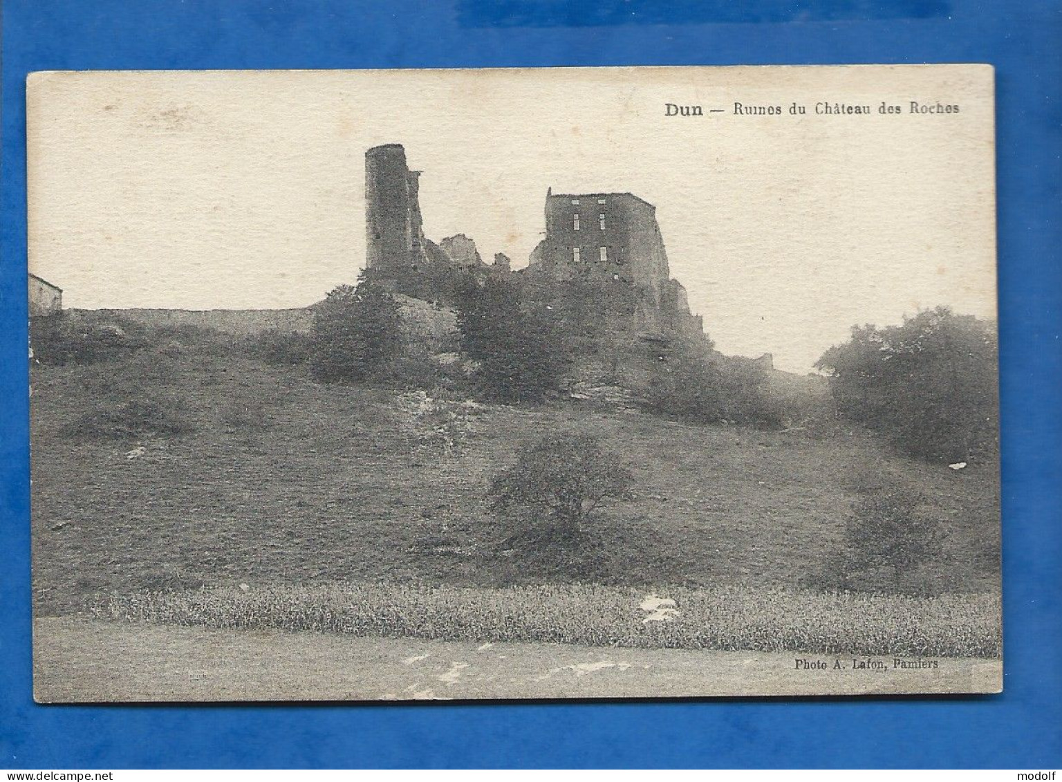 CPA - 09 - Dun - Ruines Du Château Des Roches - Non Circulée - Other & Unclassified