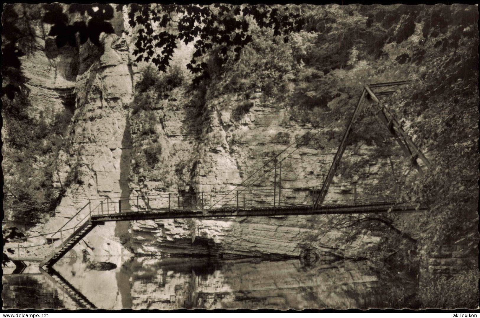 Ansichtskarte Titisee-Neustadt Wutachschlucht. Rümmele Steg 1964 - Titisee-Neustadt