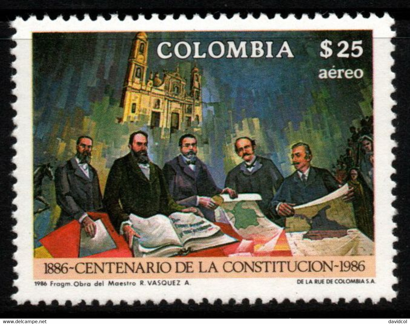 26- KOLUMBIEN - 1986 - MI#:1685 -MNH- CENTENARY OF THE CONSTITUTION - Colombia