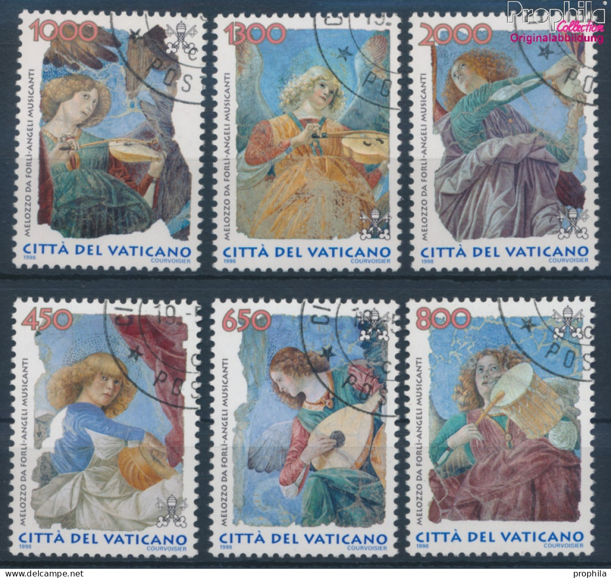 Vatikanstadt 1246-1251 (kompl.Ausg.) Gestempelt 1998 Musizierende Engel (10352283 - Used Stamps