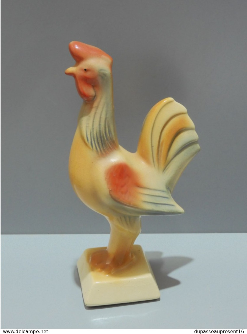 -JOLI ANCIEN SUJET COQ En CERAMIQUE ANNEES 50 COLLECTION Déco VITRINE    E - Autres & Non Classés