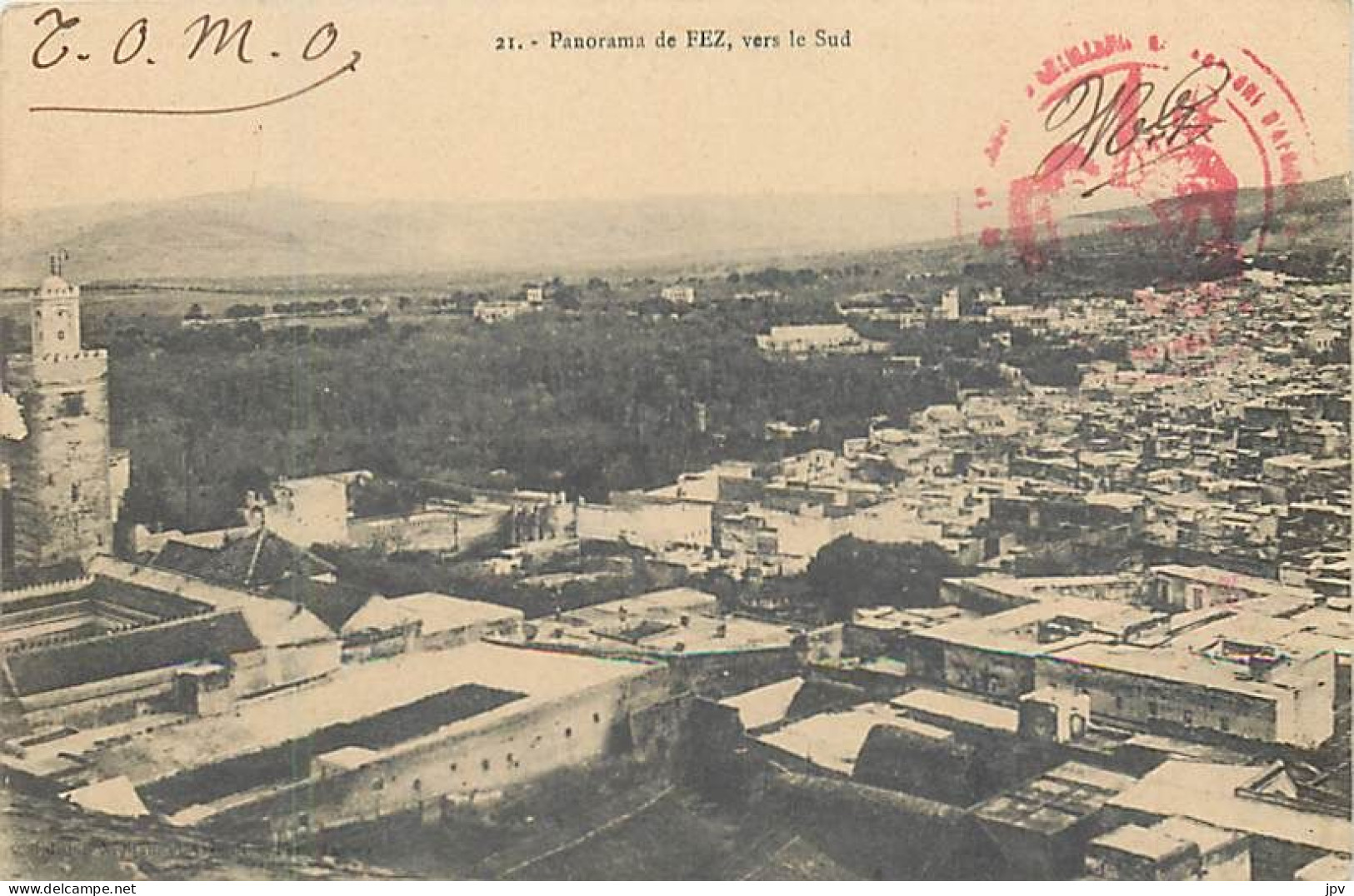 PANORAMA DE FEZ, Vers Le Sud. - Fez