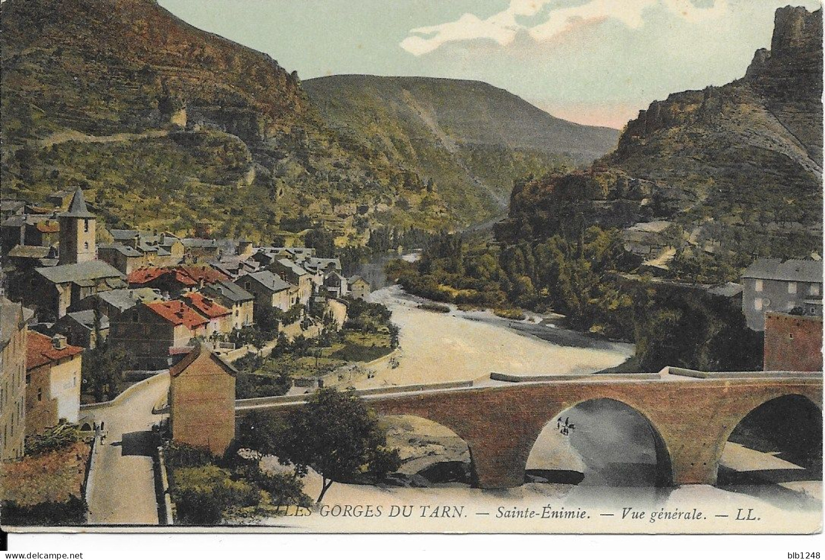 [48] Lozère > Gorges Du Tarn Sainte Enimie Vue Generale - Other & Unclassified
