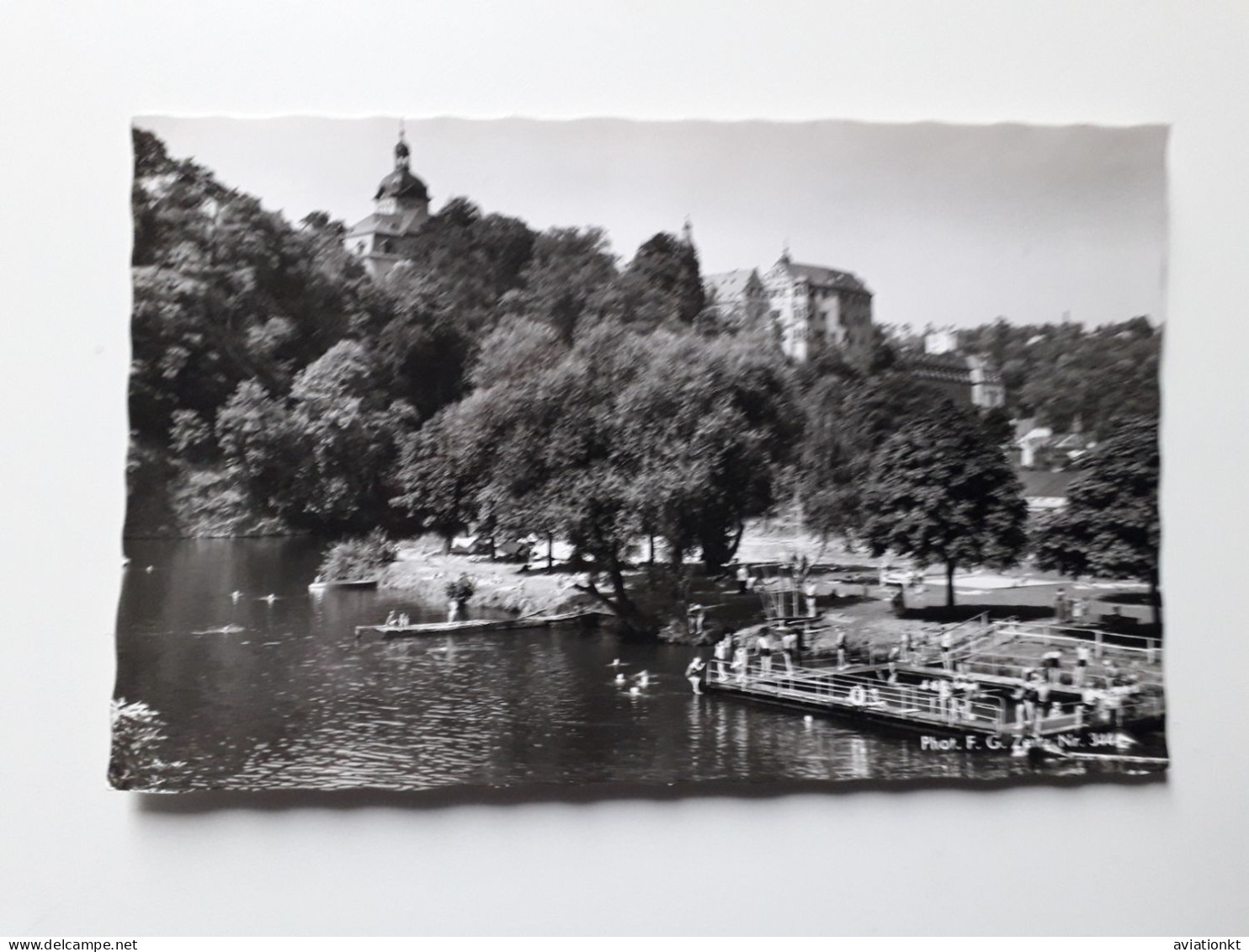 Weilburg An Der Lahn, Freibad Mit Schloß - Weilburg