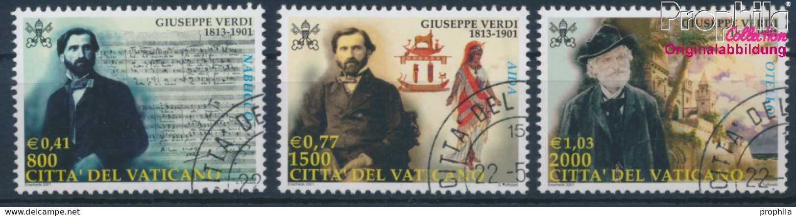 Vatikanstadt 1369-1371 (kompl.Ausg.) Gestempelt 2001 Giuseppe Verdi (10352316 - Oblitérés