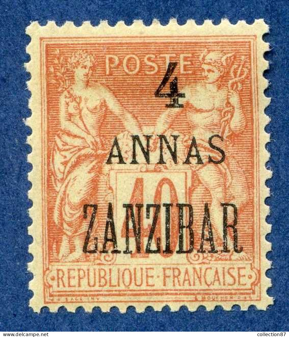 REF 086 > ZANZIBAR < N° 26 * < Neuf Ch - MH * - Unused Stamps