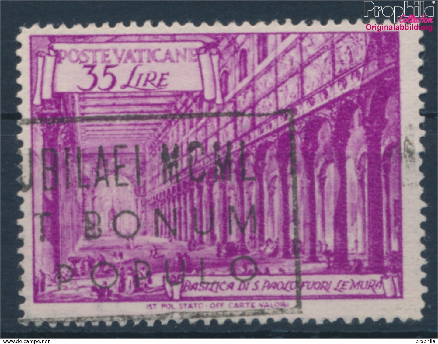Vatikanstadt 156A Gestempelt 1949 Basiliken (10352111 - Used Stamps